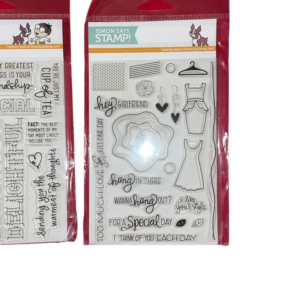 Simon Says Stamp Like your‎ Style Absolutely Delightful Clear Set Acrylic Stamps